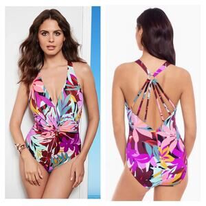 Magicsuit Palm Springs Drew One
Piece Tropical Swimsuit Size 14